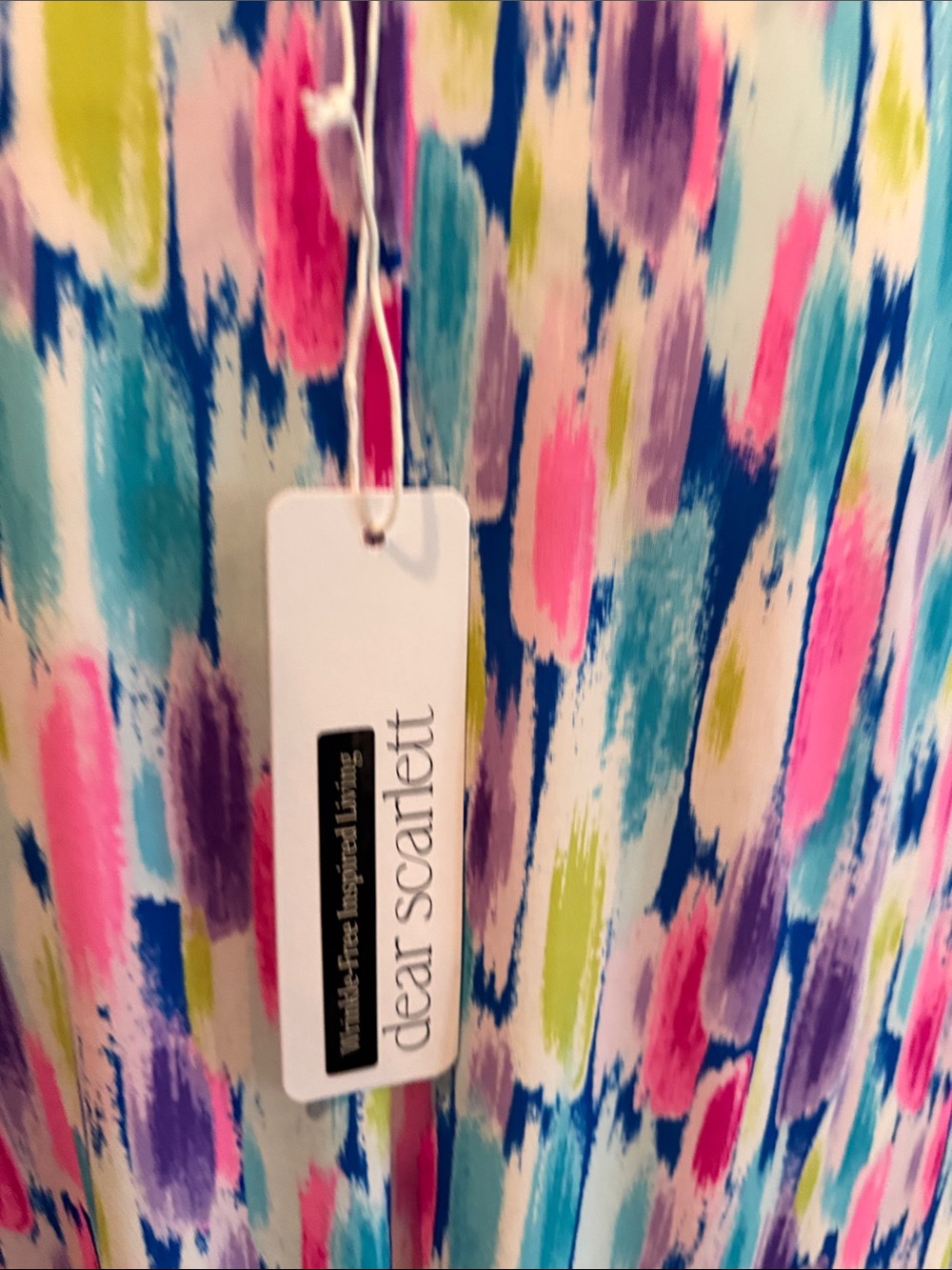 Dear Scarlett Boutique Sleeveless Brushstroke Print Tank Top and Pant Set - Picture 7 of 14